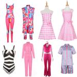 PERFORMANCE Adults Halloween Pink Dress Hood Costume for Adult Cosplay Party