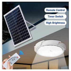 Quality Time Control 100w Solar Ceiling Light Waterproof For Garden Home wholesale