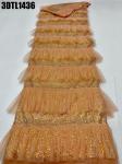wholesale factory price 3d lace fabric bridal lace textile/ handmade 3d pearl