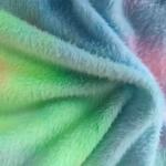 Tie Dyed 340gsm Brushed Flannel Fabric 150D 288F
