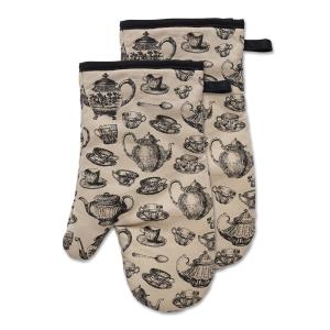 Quality Adult Customized Microwave Oven Gloves Cotton Material Heat Resistant wholesale
