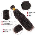 No Acid Afro Brazilian Kinky Curly Hair 100% Unprocessed Virgin Human Hair Weave