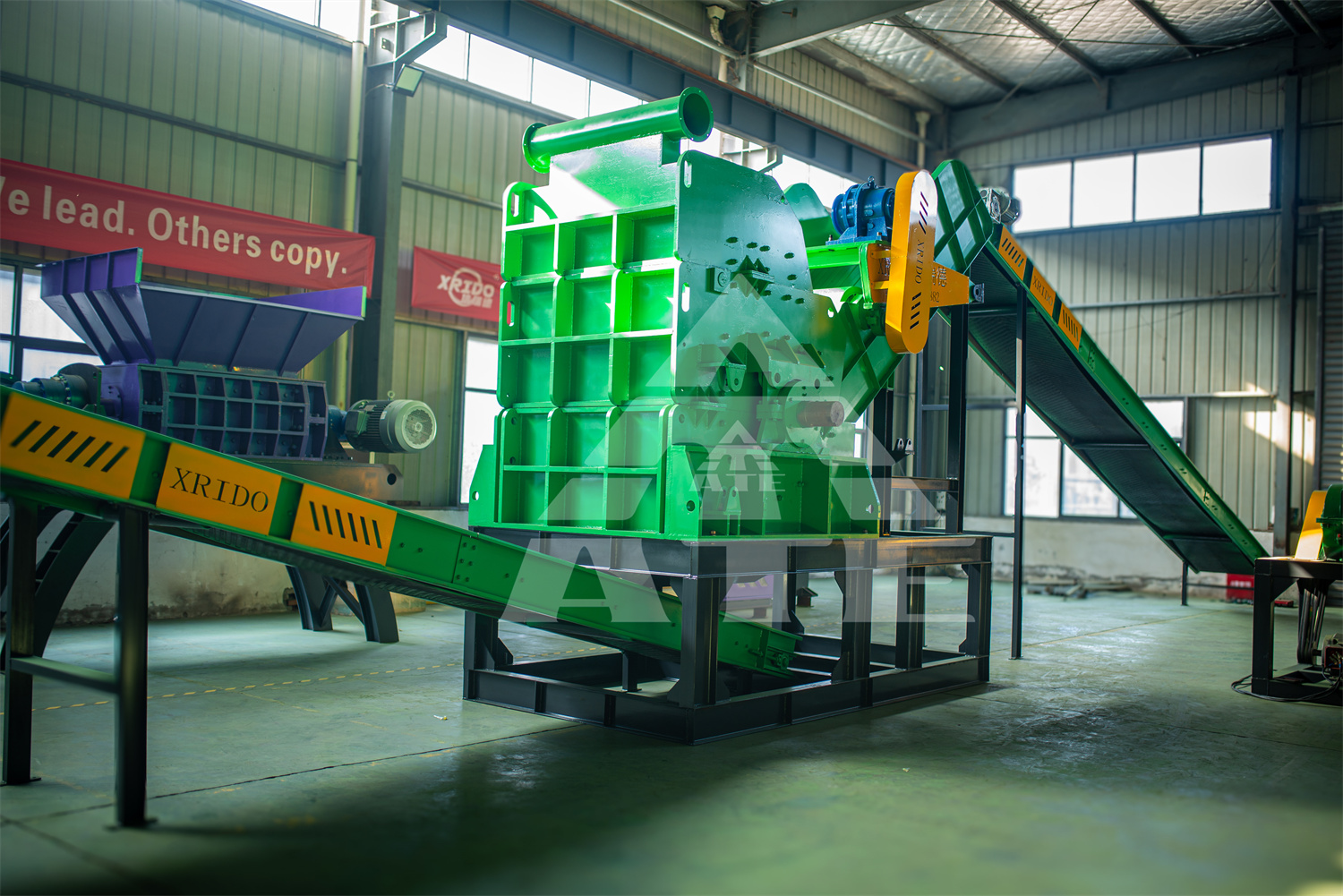Scrap Iron Metal Steel Hammer Mill Large Scrap Metal Crusher Machine Scrap Metal Crushing Sorting Line