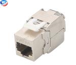 Insulation Resistant CAT6A RJ45 Keystone Jack Shielded Toolless Keystone Jack
