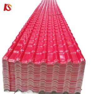 Quality Brick red Anti-Corrosion Spanish PVC Roof Tile for Residential Roofing wholesale
