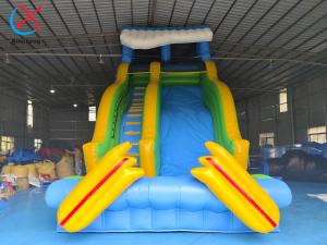 Quality 4x8x8m Commercial Inflatable Slide Inflatable Dry Slides Outdoor wholesale