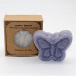 Fashion Konjac Butterfly Bath Sponge Studio Beauty Facial Cleansing Sponges