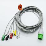 7 PIN 5 Leads TPU ECG Cable Grabber IEC Standard 230400005