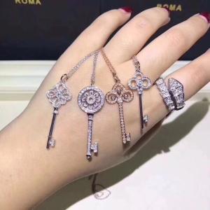Quality jewelry Korea design long chain sweater necklace crystal pearl key fashion necklace 100 1 wholesale