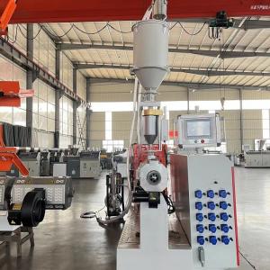 Quality High Speed Single Screw Extruder Machine PE PPH PPR Pipe Production Line SGS wholesale