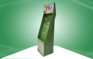 Quality Christmas Gift Cardboard Displays Stands Extra Hook Holes Adjustable wholesale