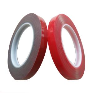 Quality 90°C Heat Resistant Acrylic Foam Tape Moisture Proof Clear / Red Color wholesale