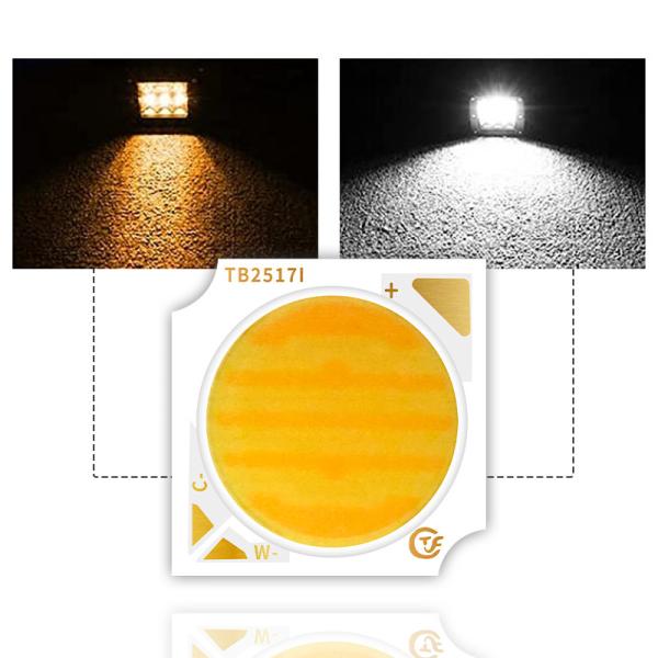 36-38V 18W 24W 25W 30W Bi Color LED White Warm White Chips for Stage Light VF 36