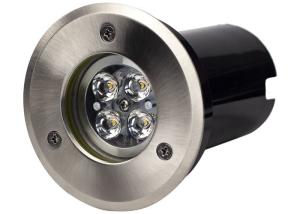 Quality In Ground Lights 6 Watt Stainless Steel with Black Polycarbonate Sleeve wholesale