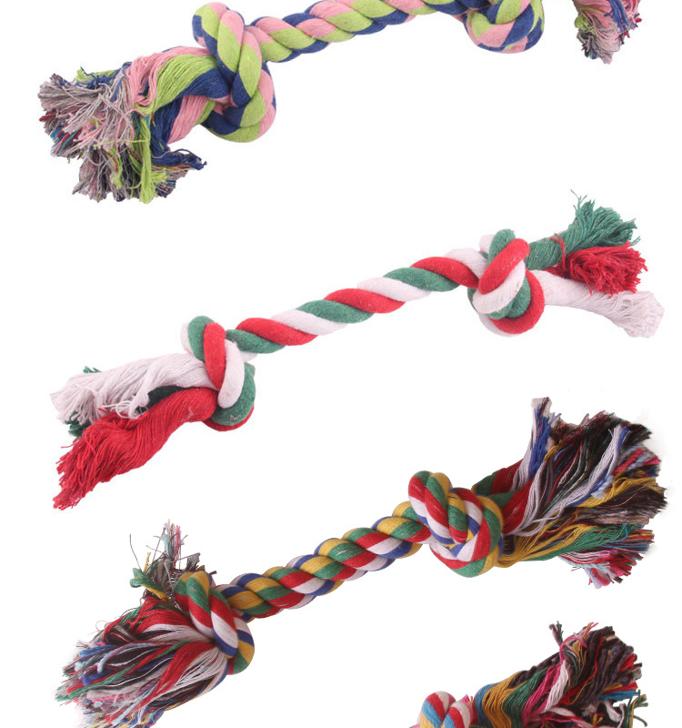 Pet Toy Hand-woven Set Chew Interactive Chew Cotton Dog Rope Toys Small Animals