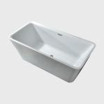 Floor Mounted Seamless Black Corner Bathtub 60 X 30 Whirlpool Tub ODM
