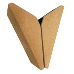 Non Slip Cork Yoga Squat Wedge Block Lightweight Fitness