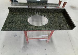 Quality 22&quot; X 37&quot; Brazilian Integrated Vanity Tops 2 CM Thickness Light Green Color wholesale