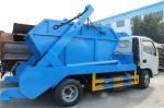 Mobile Dongfeng 4 Cbm Waste Removal Trucks 6 Wheel With Hydraulic Control
