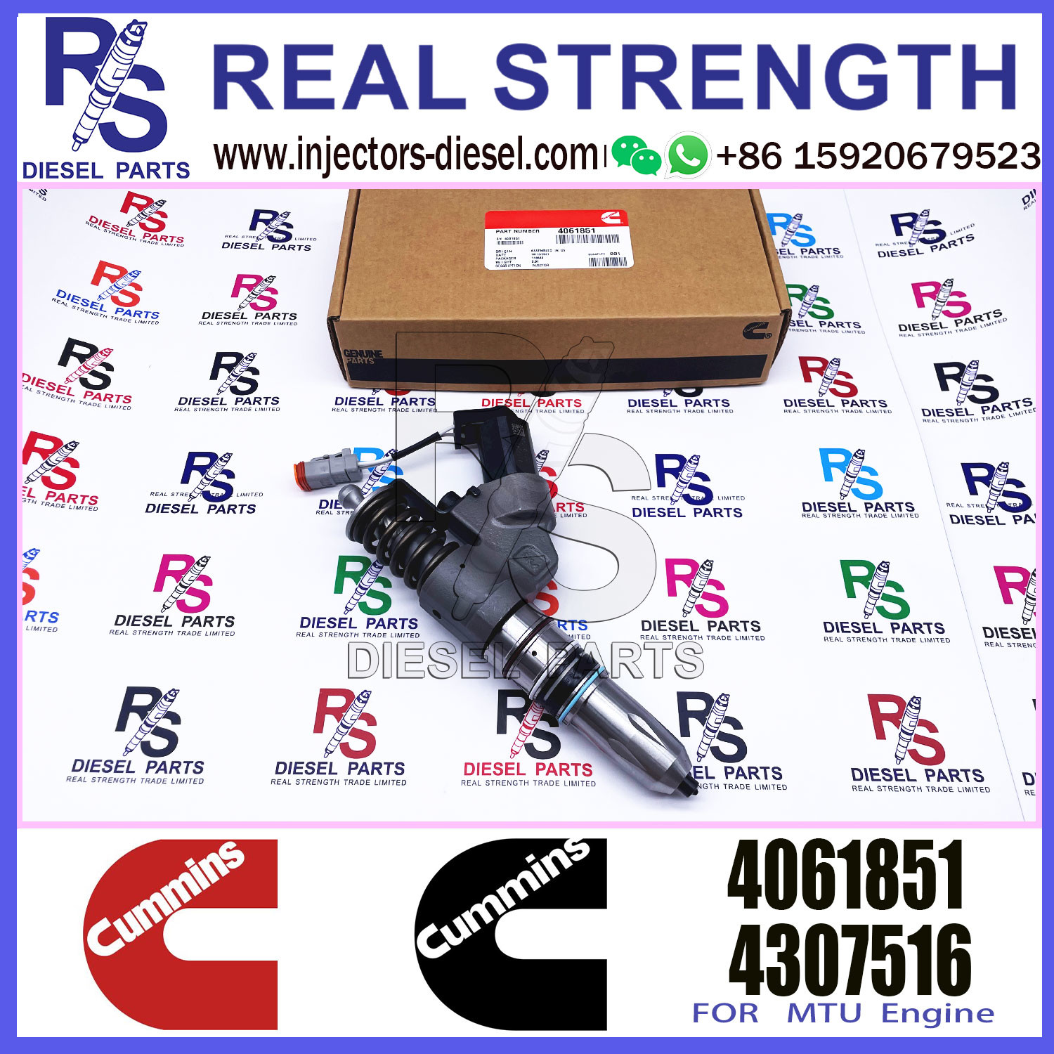 Injector 3411753 3095040 3080429 3411756 4061851 4062567 For CUMMINS M11