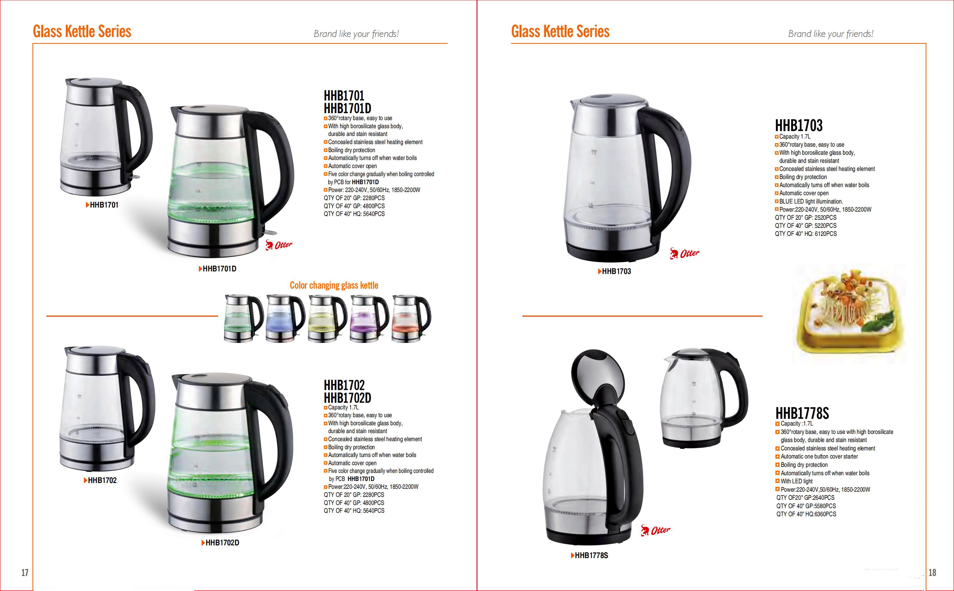 Electric Kettle Mechanical Control Type for Functional Kitchens