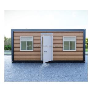 Quality 20ft Prefabricated Wooden House Steel Frame Tiny Home for Forest Residential Container Mobile Prefabricated Houses Sale wholesale