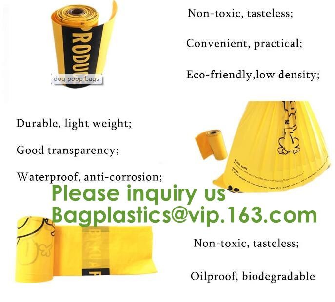 Heavy Duty Compostable T-shirt Handle Tie Plastic Roll Garbage Bags Trash Bags, t shirt carry bags, bagease, bagplastics