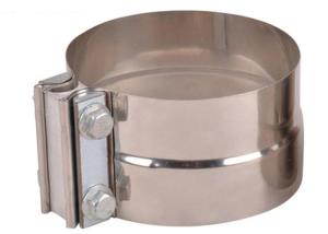 Quality Aluminized Steel Butt Joint 3 Exhaust Pipe Clamp wholesale