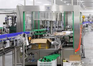 Quality Glass PET Bottle Labeling Machine , High Speed Beverage Packaging Equipment wholesale