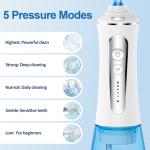 IPX7 Waterproof Grade Portable Dental Water Flosser for Adult Teeth Cleaning