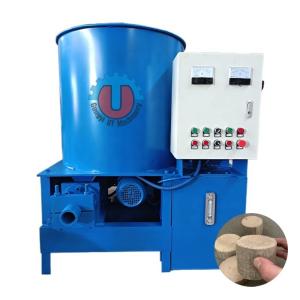 Quality 98% Compression Rate Hydraulic Sawdust Briquette Punching Press for Straw Raw Material wholesale