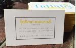 High Class Painted Edge Business Cards , Velvet Textured Business Cards