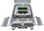 SM / MM Fiber Optic Splitter Box Light Grey 1x8 PLC Splitter