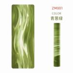 Full pattern multi color coconut pu rubber yoga mat