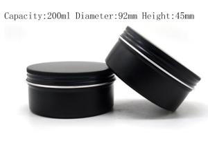 Quality 200ml Aluminium Containers For Cosmetics , Cosmetic Metal Tin Box For Lip Blam wholesale