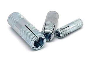 China Metric Carbon Steel Wedge Anchor , Full Knurled Female Concrete Anchors on sale