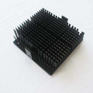 Quality Skived Fin Durable Black Anodized Heat Sink For CNC Machine High Power wholesale