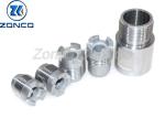 Solid Tungsten Carbide Parts Threaded Spray Nozzles High Strength