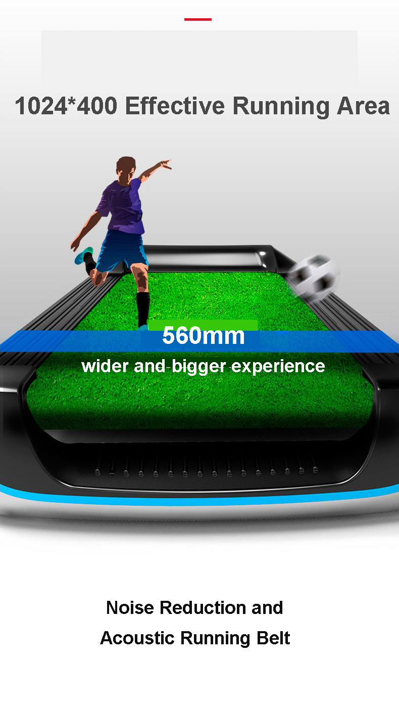 48 - 50cm Width Multifunction Air Runner Curved Treadmill