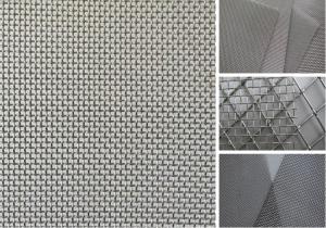 Quality 304 316 Stainless Steel Woven Wire Mesh Durable Diamond Nets Bulletproof Security wholesale