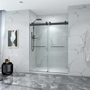 Quality QJYSDG01 3mm-12mm Thickness Frameless Sliding Shower Door for Bathroom wholesale