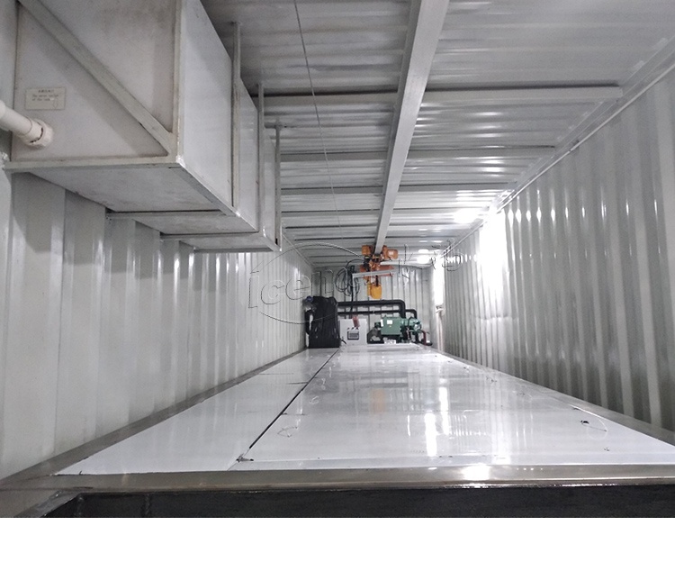 6400*2250*2500 Container Block Ice Machine with Other Ice Storage Capacity at Port and Quay