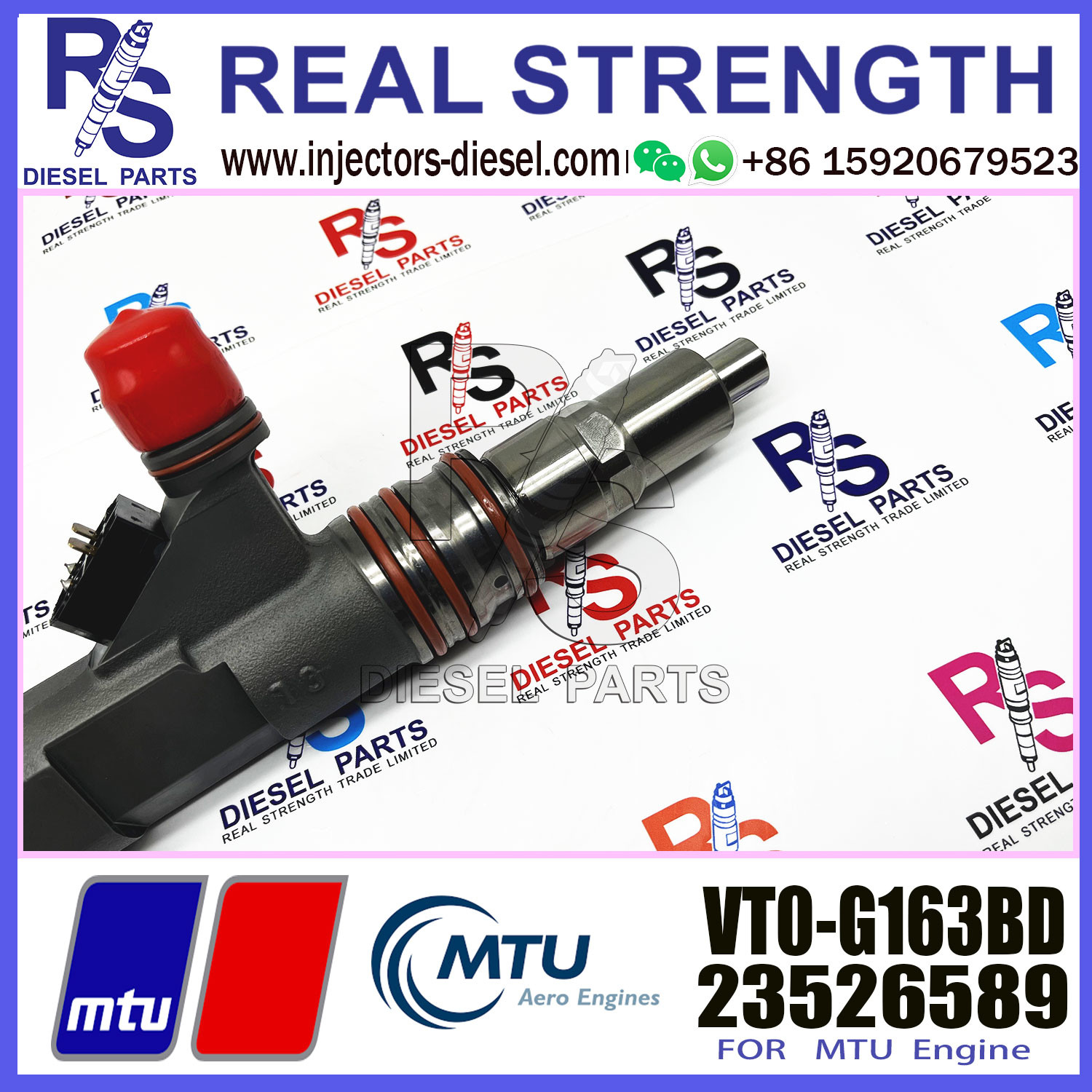 Huida Diesel fuel injector common rail injector 23526589 VT0-G283BD VT0-G163BD Original