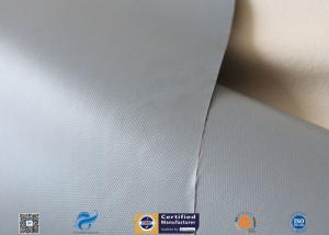 Quality Grey PVC Coated Fiberglass Fabric , Waterproof Fiber Glass Cloth wholesale
