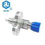 NPT 4000Psi Stainless Steel Pressure Gauge PCTFE Seat Thread Joint
