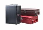 MDF Material Wooden Wine Box Full Color Printing With Metal Acessories