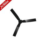 1stshine Ceiling Fan Industrial 52 Inches Black ABS Blades DC Motor Remote