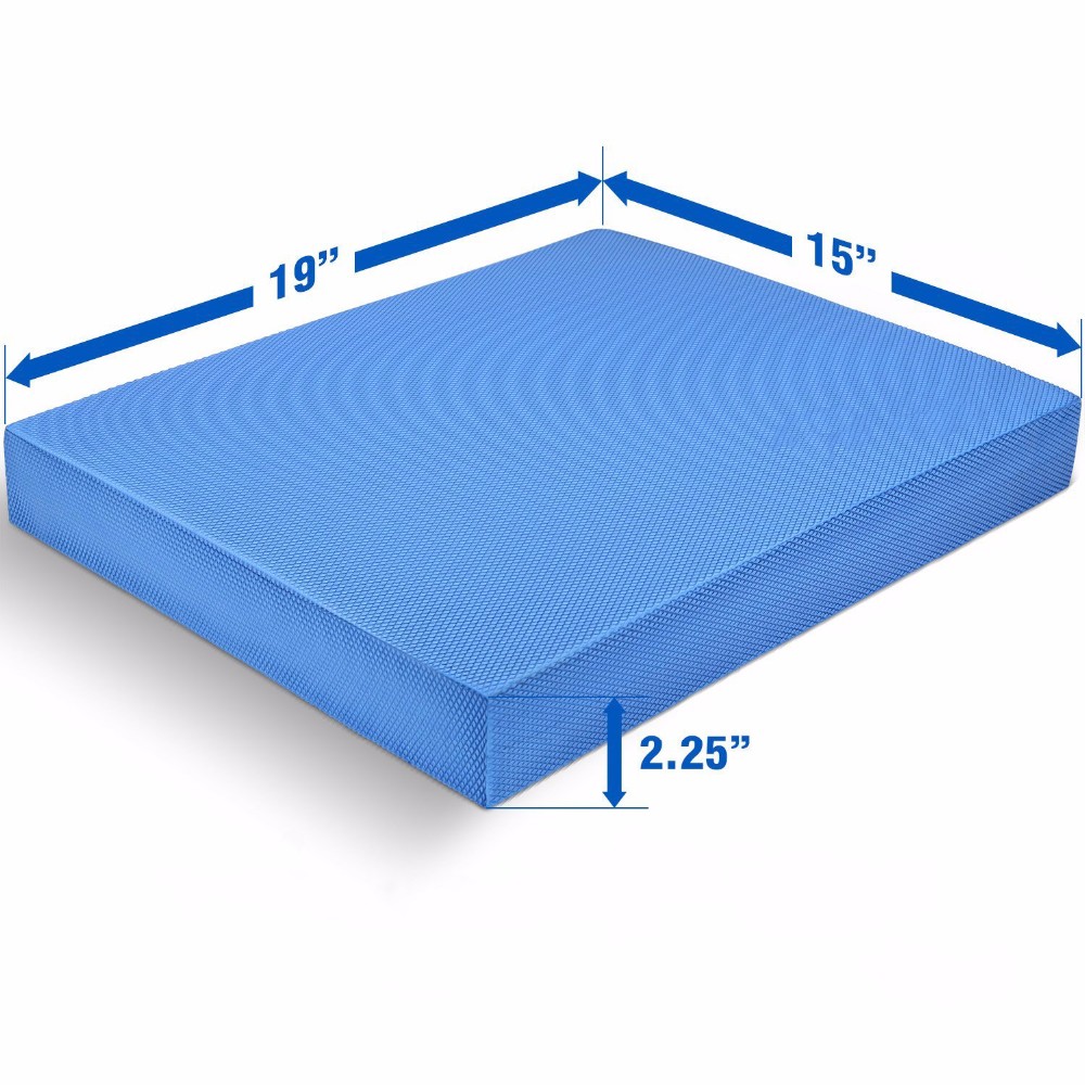 Light Weight TPE Square Yoga Exercise Mat Balance Pad For Balance Training