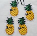 Hot Fix Motif Pineapple Embroidery Applique for Jeans