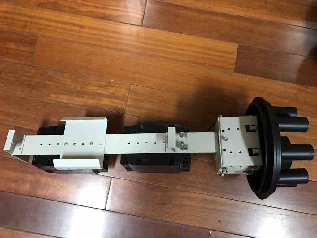 312 Core Wall Mount Fiber Optic Splice Closure DOMO Type IP68 Waterproof